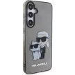 Karl Lagerfeld KLHCS24MHNKCTGK Samsung Galaxy S24 Plus (Glitter Karl&Choupette) tok, fekete