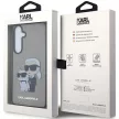 Karl Lagerfeld KLHCS24MHNKCTGK Samsung Galaxy S24 Plus (Glitter Karl&Choupette) tok, fekete