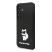Karl Lagerfeld Samsung Galaxy S24 Liquid Silicone Choupette NFT KLHCS24SSNCHBCK hátlap, tok, fekete