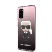 Karl Lagerfeld Samsung Galaxy S20 Degrade Ikonik Full Body (KLHCS62TRDFKBK) hátlap, tok, fekete