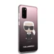 Karl Lagerfeld Samsung Galaxy S20 Degrade Ikonik Full Body (KLHCS62TRDFKBK) hátlap, tok, fekete