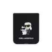 Karl Lagerfeld PU Saffiano Karl and Choupette NFT Case Samsung Galaxy Z Flip 5 (KLHCZF5SAKCNPK) hátlap, tok, fekete