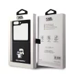 Karl Lagerfeld PU Saffiano Karl and Choupette NFT Case Samsung Galaxy Z Flip 5 (KLHCZF5SAKCNPK) hátlap, tok, fekete