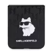 Karl Lagerfeld Samsung Galaxy Z Flip 5 Monogram Choupette Pin (KLHCZF5SAPCHNPK) hátlap, tok, fekete