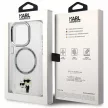 Karl Lagerfeld Magsafe IML NFT Karl & Choupette iPhone 13 Pro 6,1" KLHMP13LHNKCIT hátlap, tok, átlátszó