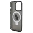 Karl Lagerfeld Ring Stand Karl&Choupette MagSafe case for iPhone 14 Pro tok, fekete