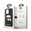 Karl Lagerfeld iPhone 14 Pro Silicone Choupette Head Magsafe (KLHMP14LSLKHBK) hátlap, tok, fekete