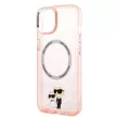 Karl Lagerfeld KLHMP14MHNKCIP Iconic Karl&Choupette Magsafe iPhone 14 Plus/15 Plus 6,7" tok, rózsaszín
