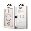 Karl Lagerfeld KLHMP14MHNKCIP Iconic Karl&Choupette Magsafe iPhone 14 Plus/15 Plus 6,7" tok, rózsaszín