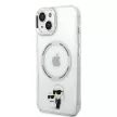 Karl Lagerfeld Magsafe IML NFT Karl&Choupette iPhone 14 Plus 6,7" KLHMP14MHNKCIT hátlap, tok, átlátszó