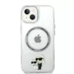 Karl Lagerfeld Magsafe IML NFT Karl&Choupette iPhone 14 Plus 6,7" KLHMP14MHNKCIT hátlap, tok, átlátszó