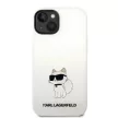 Karl Lagerfeld KLHMP14MSNCHBCH Silicone Choupette MagSafe iPhone 14 Plus/15 Plus 6,7" tok, fehér