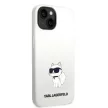 Karl Lagerfeld KLHMP14MSNCHBCH Silicone Choupette MagSafe iPhone 14 Plus/15 Plus 6,7" tok, fehér
