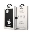 Karl Lagerfeld KLHMP14MSNCHBCK Silicone Choupette MagSafe iPhone 14 Plus/15 Plus 6,7" tok, fekete