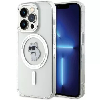   Karl Lagerfeld KLHMP14XHFCCNOT IML Choupette MagSafe iPhone 14 Pro Max 6.7" hátlap, tok, átlátszó