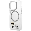 Karl Lagerfeld KLHMP14XHKCT iPhone 14 Pro Max 6.7 "hátlap, tok, átlátszó /, átlátszó Karl & Choupette Alumínium Magsafe