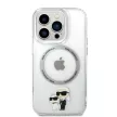 Karl Lagerfeld Magsafe IML NFT Karl&Choupette iPhone 14 Pro Max 6,7" KLHMP14XHNKCIT hátlap, tok, átlátszó