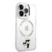 Karl Lagerfeld Magsafe IML NFT Karl&Choupette iPhone 14 Pro Max 6,7" KLHMP14XHNKCIT hátlap, tok, átlátszó