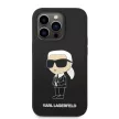 Karl Lagerfeld KLHMP14XSNIKBCK Silicone Ikonik Magsafe iPhone 14 Pro Max 6.7" hátlap, tok, fekete