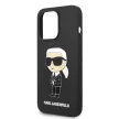 Karl Lagerfeld KLHMP14XSNIKBCK Silicone Ikonik Magsafe iPhone 14 Pro Max 6.7" hátlap, tok, fekete