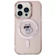 Karl Lagerfeld KLHMP15LHFCCNOP IML Choupette MagSafe iPhone 15 Pro 6.1", hátlap, tok, rózsaszín