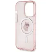 Karl Lagerfeld KLHMP15LHFCCNOP IML Choupette MagSafe iPhone 15 Pro 6.1", hátlap, tok, rózsaszín