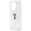 Karl Lagerfeld HC Magsafe IML Ikonik iPhone 15 Pro 6,1" KLHMP15LHFCKNOT, átlátszó