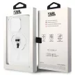 Karl Lagerfeld HC Magsafe IML Ikonik iPhone 15 Pro 6,1" KLHMP15LHFCKNOT, átlátszó
