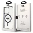 Karl Lagerfeld KLHMP15LHKHNOTK iPhone 15 Pro (IML Karl's Head MagSafe) tok, átlátszó