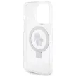 Karl Lagerfeld KLHMP14LHMRSKCH Ring Stand Karl&Choupette MagSafe iPhone 14 Pro 6.1", hátlap, tok, fehér