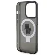 Karl Lagerfeld KLHMP15LHMRSKCK Ring Stand Karl&Choupette MagSafe iPhone 15 Pro 6.1", hátlap, tok, fekete