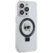 Karl Lagerfeld KLHMP15LHMRSKHHH Ring Stand Karl Head MagSafe iPhone 15 Pro 6.1", hátlap, tok, fehér