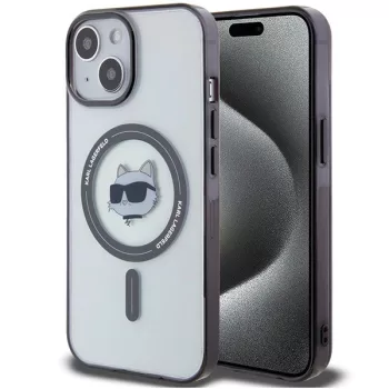   Karl Lagerfeld KLHMP15MHCHNOTK IML Choupette's Head MagSafe iPhone 14 Plus/15 Plus 6.7" hátlap, tok, átlátszó