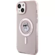 Karl Lagerfeld KLHMP15MHFCCNOP IML Choupette MagSafe iPhone 14 Plus/15 Plus 6.7" tok, rózsaszín