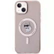 Karl Lagerfeld KLHMP15MHFCCNOP IML Choupette MagSafe iPhone 14 Plus/15 Plus 6.7" tok, rózsaszín