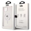 Karl Lagerfeld KLHMP15MHFCCNOP IML Choupette MagSafe iPhone 14 Plus/15 Plus 6.7" tok, rózsaszín