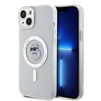   Karl Lagerfeld KLHMP15MHFCCNOT IML Choupette MagSafe iPhone 14 Plus/15 Plus 6.7" hátlap, tok, átlátszó