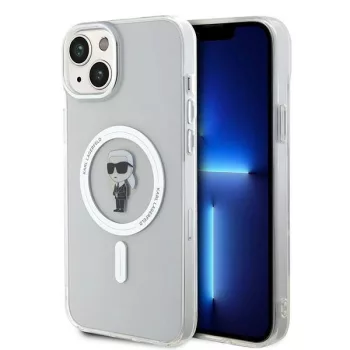   Karl Lagerfeld KLHMP15MHFCKNOK IML Ikonik MagSafe iPhone 14 Plus/15 Plus 6.7", hátlap, tok, fekete