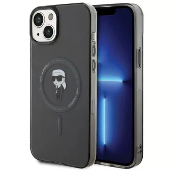   Karl Lagerfeld KLHMP15MHFCKNOT IML Ikonik MagSafe iPhone 14 Plus/15 Plus 6.7" hátlap, tok, átlátszó
