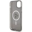 Karl Lagerfeld KLHMP15MHGKCNOK Karl&Choupette Glitter MagSafe iPhone 14 Plus/15 Plus 6.7", hátlap, tok, fekete