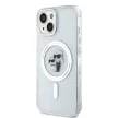 Karl Lagerfeld KLHMP15MHGKCNOT Karl&Choupette Glitter MagSafe iPhone 14 Plus/15 Plus 6.7" hátlap, tok, átlátszó