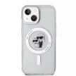 Karl Lagerfeld KLHMP15MHGKCNOT Karl&Choupette Glitter MagSafe iPhone 14 Plus/15 Plus 6.7" hátlap, tok, átlátszó