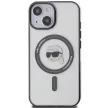 Karl Lagerfeld KLHMP15MHKHNOTK IML Karl's Head MagSafe iPhone 14 Plus/15 Plus 6.7" hátlap, tok, átlátszó