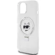 Karl Lagerfeld KLHMP15MHMRSCHH rózsaszín-hátlap, tok, iPhone 14 Plus/15 Plus 6.7", hátlap, tok, fehér