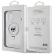 Karl Lagerfeld KLHMP15MHMRSCHH rózsaszín-hátlap, tok, iPhone 14 Plus/15 Plus 6.7", hátlap, tok, fehér