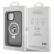 Karl Lagerfeld KLHMP15MHMRSKCK Ring Stand Karl&Choupette MagSafe iPhone 14 Plus/15 Plus 6.7 ", hátlap, tok, fekete