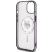 Karl Lagerfeld KLHMP15SHCHNOTK iPhone 15 6.1" hátlap, tok, átlátszó IML Choupette's Head MagSafe IML Choupette's Head MagSafe