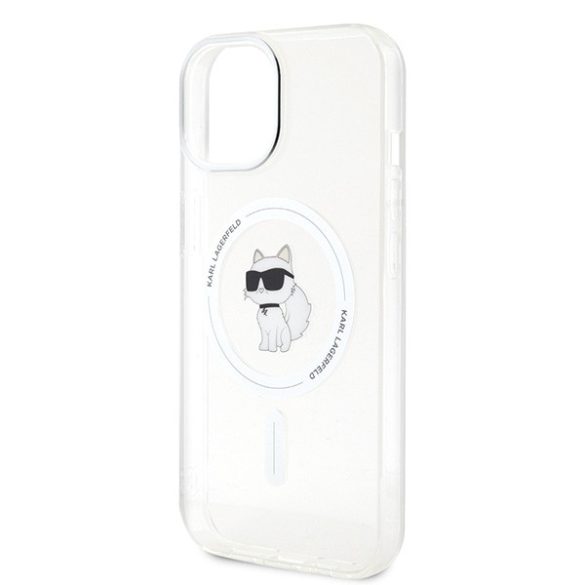 Karl Lagerfeld iPhone 13/14/15 IML Choupette MagSafe (KLHMP15SHFCCNOT) Magsafe kompatibilis hátlap, tok, átlátszó