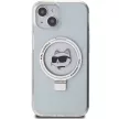 Karl Lagerfeld iPhone 15 Karl&Choupette Glitter MagSafe (KLHMP15SHMRSCHH) MagSafe hátlap, tok, fehér