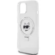 Karl Lagerfeld iPhone 15 Karl&Choupette Glitter MagSafe (KLHMP15SHMRSCHH) MagSafe hátlap, tok, fehér